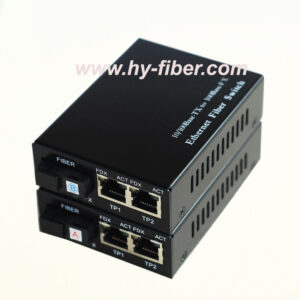 10/100M 3 ports Ethernet Switch Single Fiber 1310nm 20km 2pcs/pack