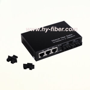 10/100M 5 Port Optical Fiber Switch Dual Fiber 1310nm 20km 2pcs/pack