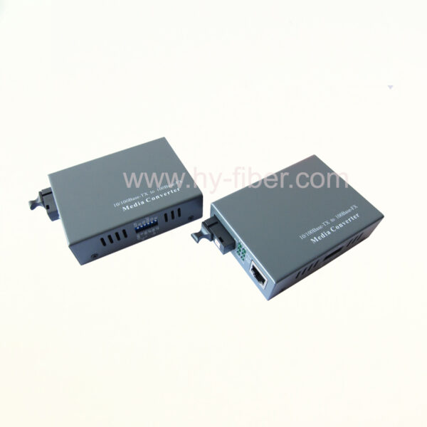 10/100M Singlemode Single Fiber SC Media Converter Distance 40km 2pcs/pack