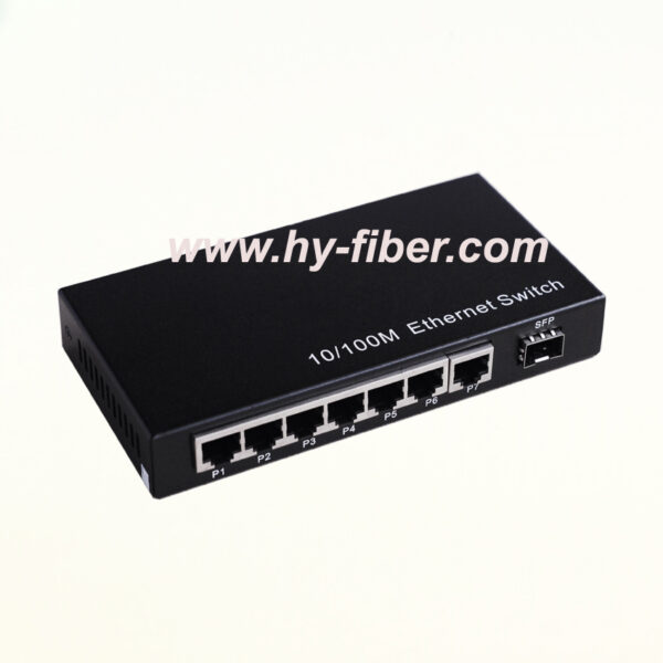 10/100M 8 Port Fast Ethernet Switch SFP Port 2pcs/pack