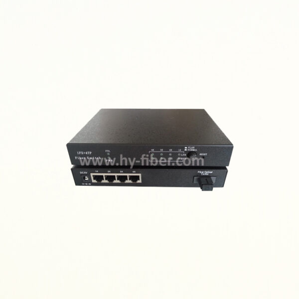 10/100M 5 ports Ethernet Switch Single Fiber 1310nm 20km 2pcs/pack