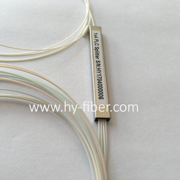 1x4 PLC Fiber Splitter LGX Box With Connector SC/ST/FC/LC outgoing 0.9mm cable 1m Length - Image 5