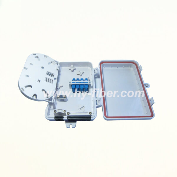 4 Fiber FTTH Compact Terminal Box Fiber Optical Junction Box  HY-20-T-4C