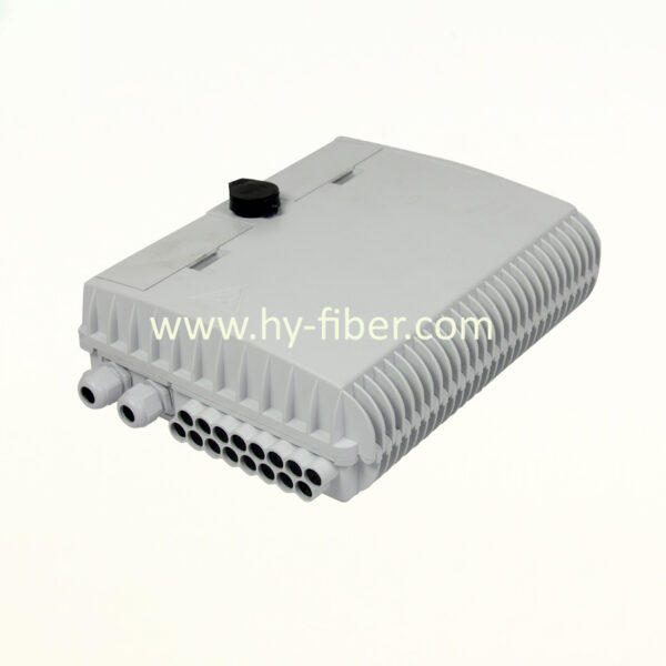 16 Fiber FTTH Terminal Box Fiber Optical Junction Box Water Proof For 1x16 PLC Splitter HY-20-T-16D