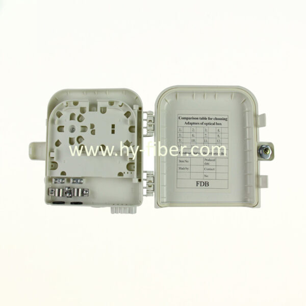 8 Fiber FTTH Terminal Box Fiber Optical Junction Box For 1x8 PLC Splitter  HY-20-T-8A - Image 3