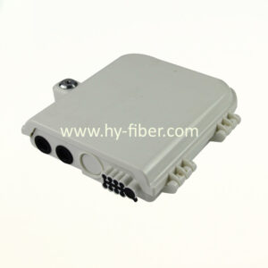 8 Fiber FTTH Terminal Box Fiber Optical Junction Box For 1x8 PLC Splitter  HY-20-T-8A