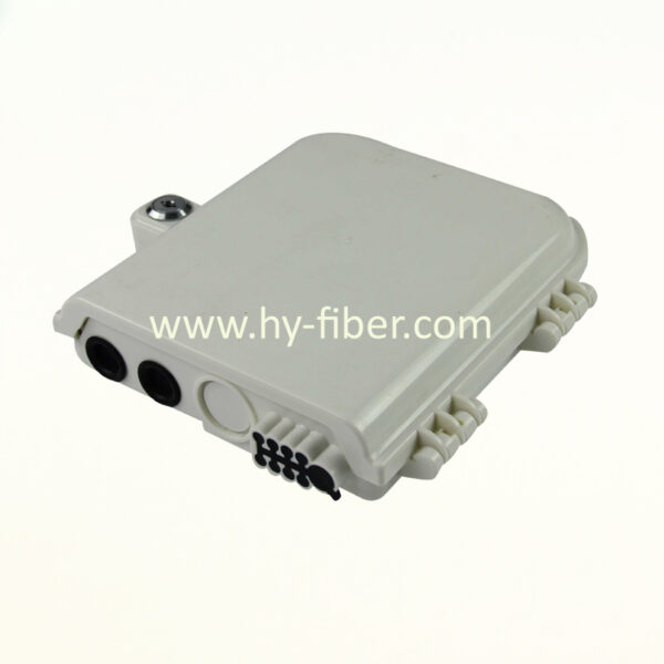 8 Fiber FTTH Terminal Box Fiber Optical Junction Box For 1x8 PLC Splitter  HY-20-T-8A