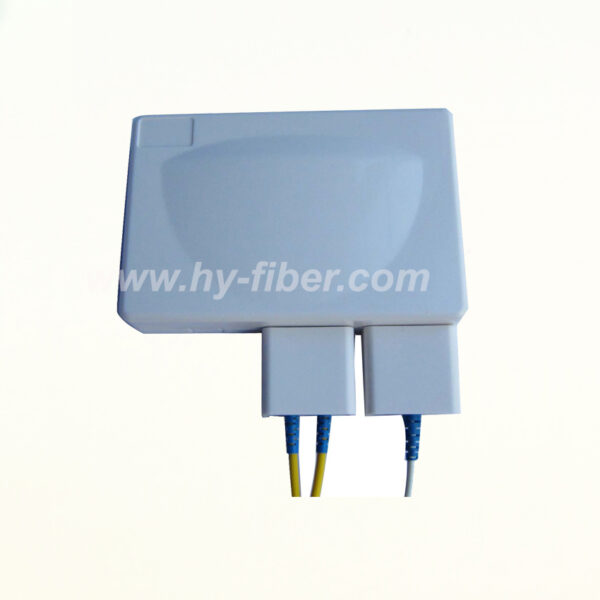 4 Fiber FTTH Compact Terminal Box Wall-Outlet Box Fiber Optical Junction  HY-20-T-4B  100pcs/pack - Image 3