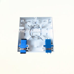 FTTH Terminal Wall Outlet 8686 Style Desktop Box 2 Fiber Port 100pcs/pack