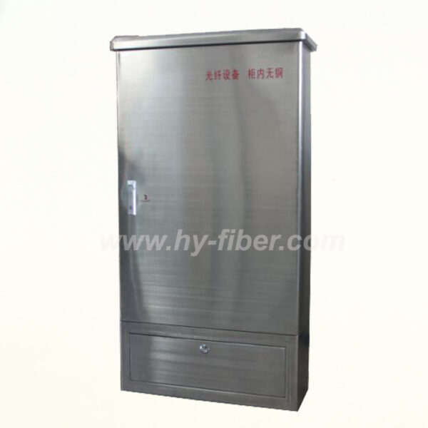 288 Core Fiber Optical Outdoor Cabinet Stainless Steel Material HY-18-C288ST