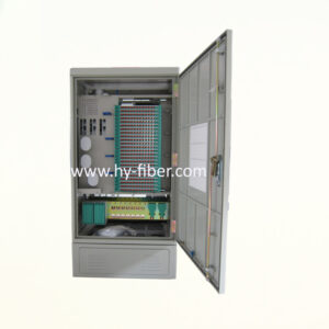 576 Core Fiber Optical Outdoor Cabinet SMC Material HY-18-C576A