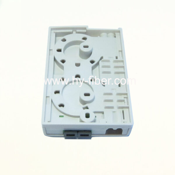 2 Fiber FTTH Terminal Box Wall Outlet Box HY-20-T-2A 100pcs/pack - Image 3