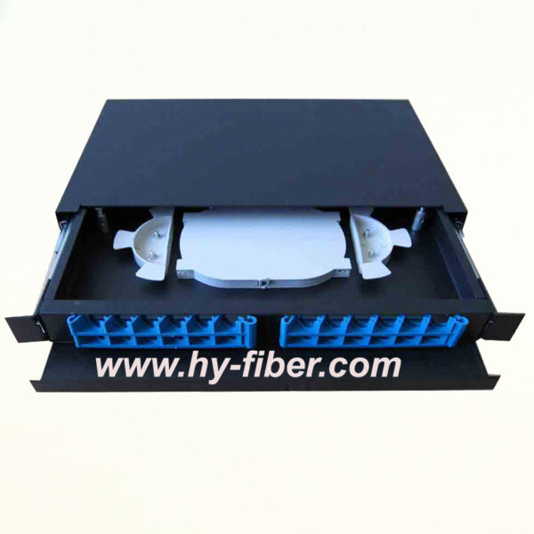 24 Port Fiber Optical Patch Panel Distribution Box HY-8-F2-B24