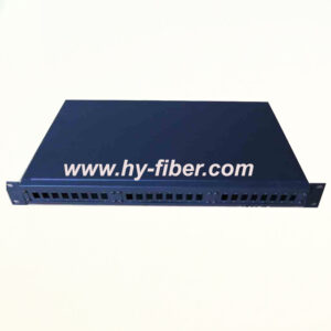 24 Port Fiber Optical Patch Panel Distribution Box Rack Mounted HY-8-F1-B24