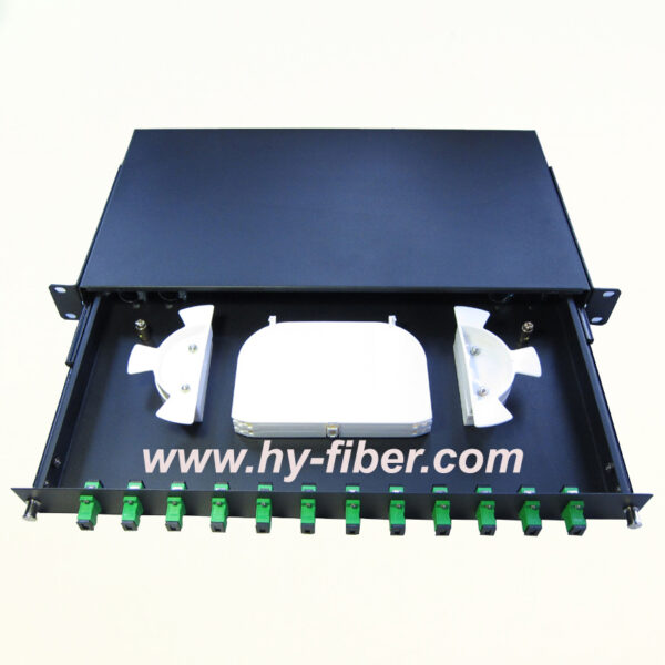 24 Port Fiber Optical Patch Panel Distribution Box HY-8-F2-A24 - Image 2
