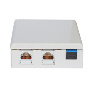 FTTH Terminal Box Wall Outlet 8686 Series 1 Fiber Junction And 2 RJ45/RJ11 HY-20-W-E 100pcs/pack (Copy)
