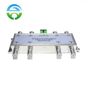 Passive FTTH Optical Receiver 8 RF Port
