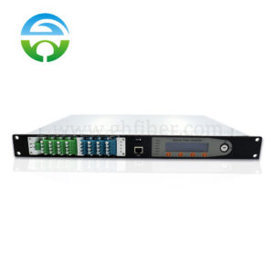 1550nm CATV Optical Amplifer 16port WDM LC With Switch 2 Input Dual Power Supply