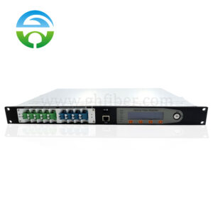 1550nm CATV Optical Amplifer 8port WDM LC With Switch 2 Input Dual Power Supply